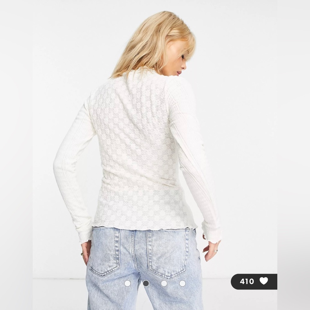 NWT FREE PEOPLE Gardenia Lula Top size XS - Picture 2 of 11